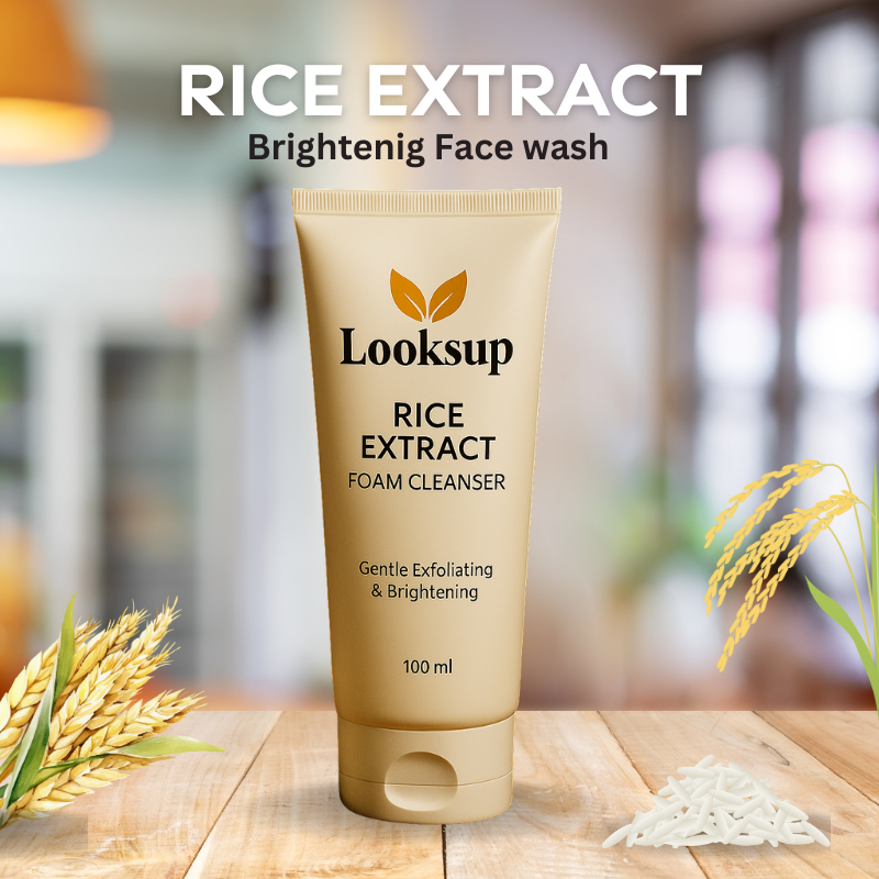 π Looksup Rice Extract Face Wash β¨ Gentle Hydration & Natural Glow β Powered by Rice Extract