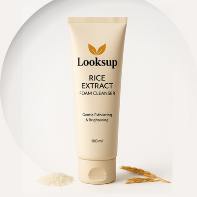 🍚 Looksup Rice Extract Face Wash  ✨ Gentle Hydration & Natural Glow – Powered by Rice Extract
